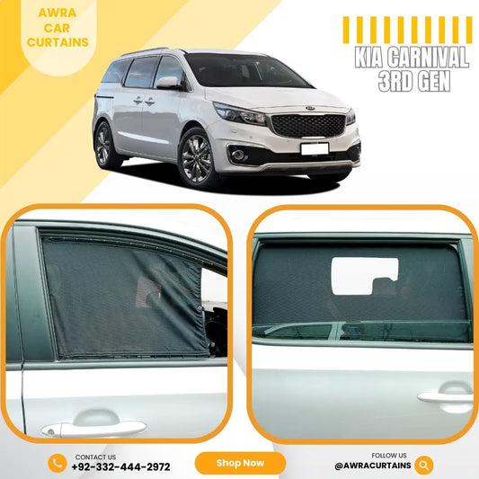 Kia Carnival Gen3 (2018 - 2020) Curtains