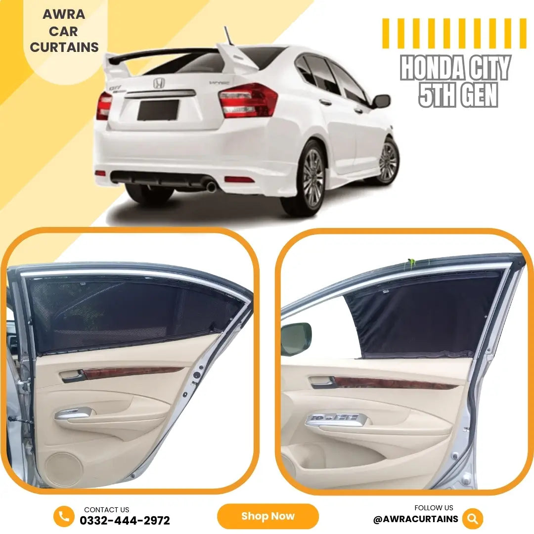 Honda City Gen5 (2009 - 2020) Curtains