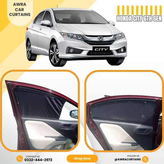 Honda City Gen6 (2021 - 2024) Curtains