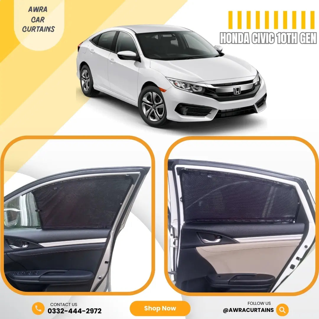 Honda Civic Gen10 (2016 - 2021) Curtains