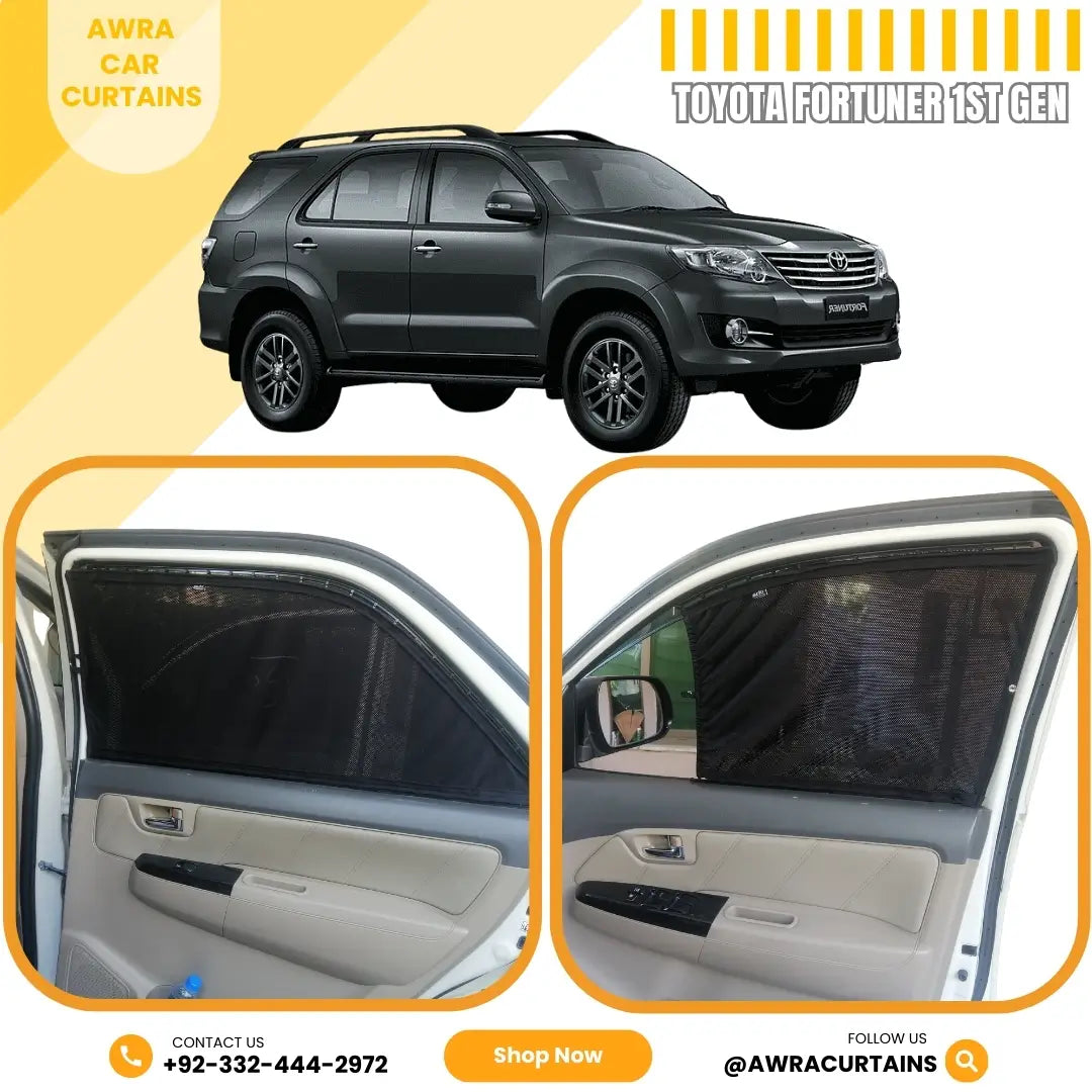 Toyota Fortuner Gen1 (2004 - 2015) Curtains