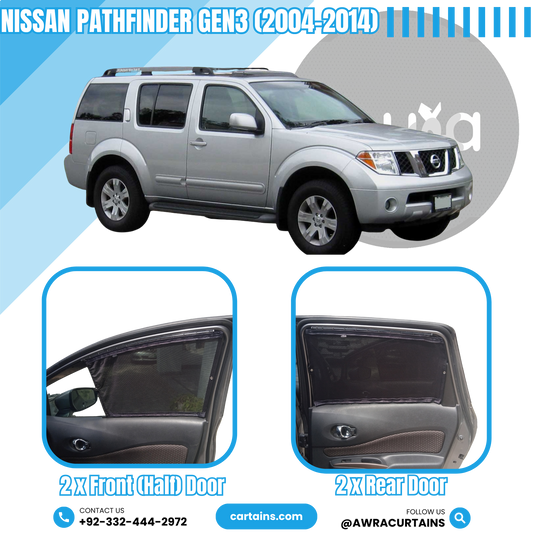Nissan Pathfinder Gen3 (2004 - 2014) Curtains