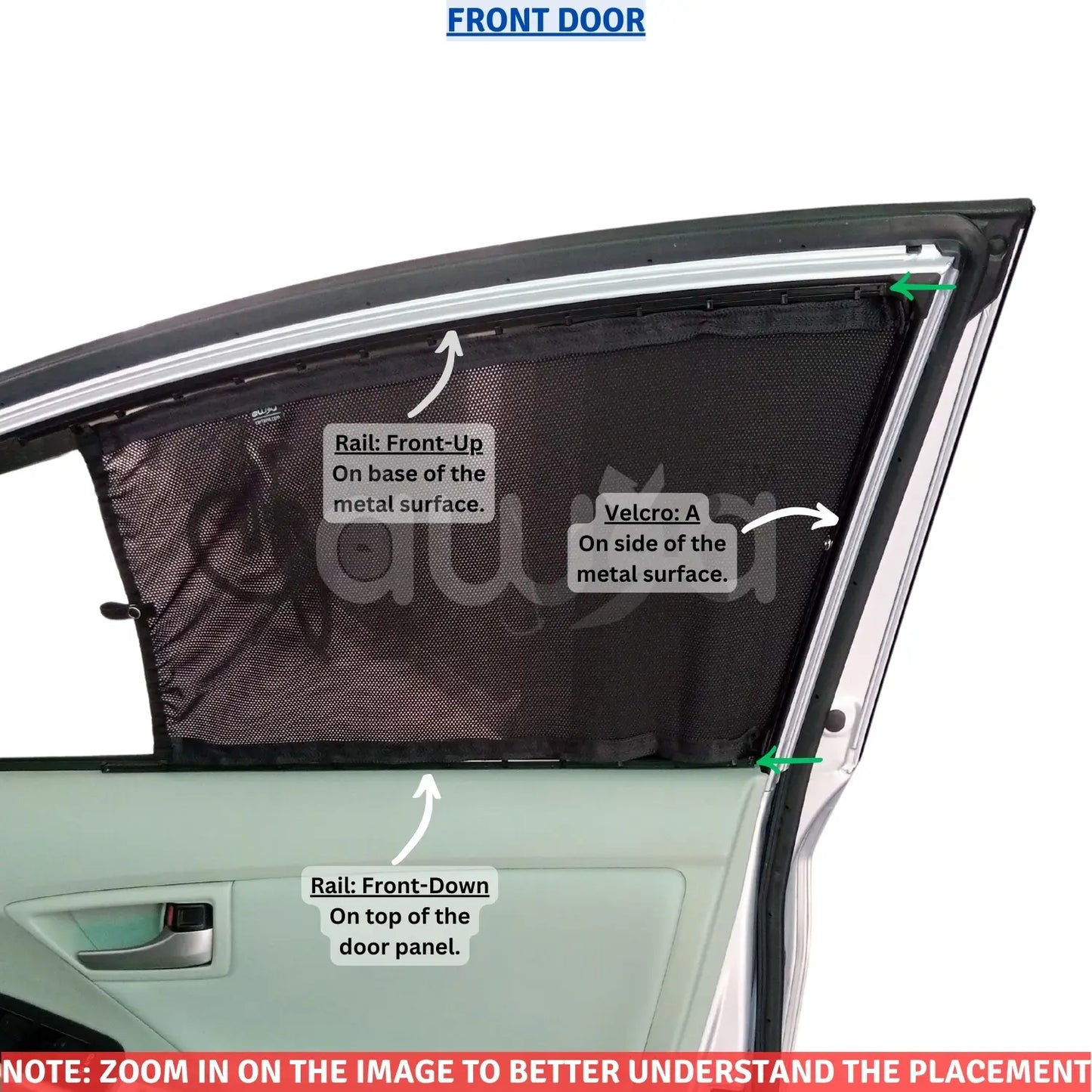 Toyota Prius Gen3 (2009-2015) Curtains