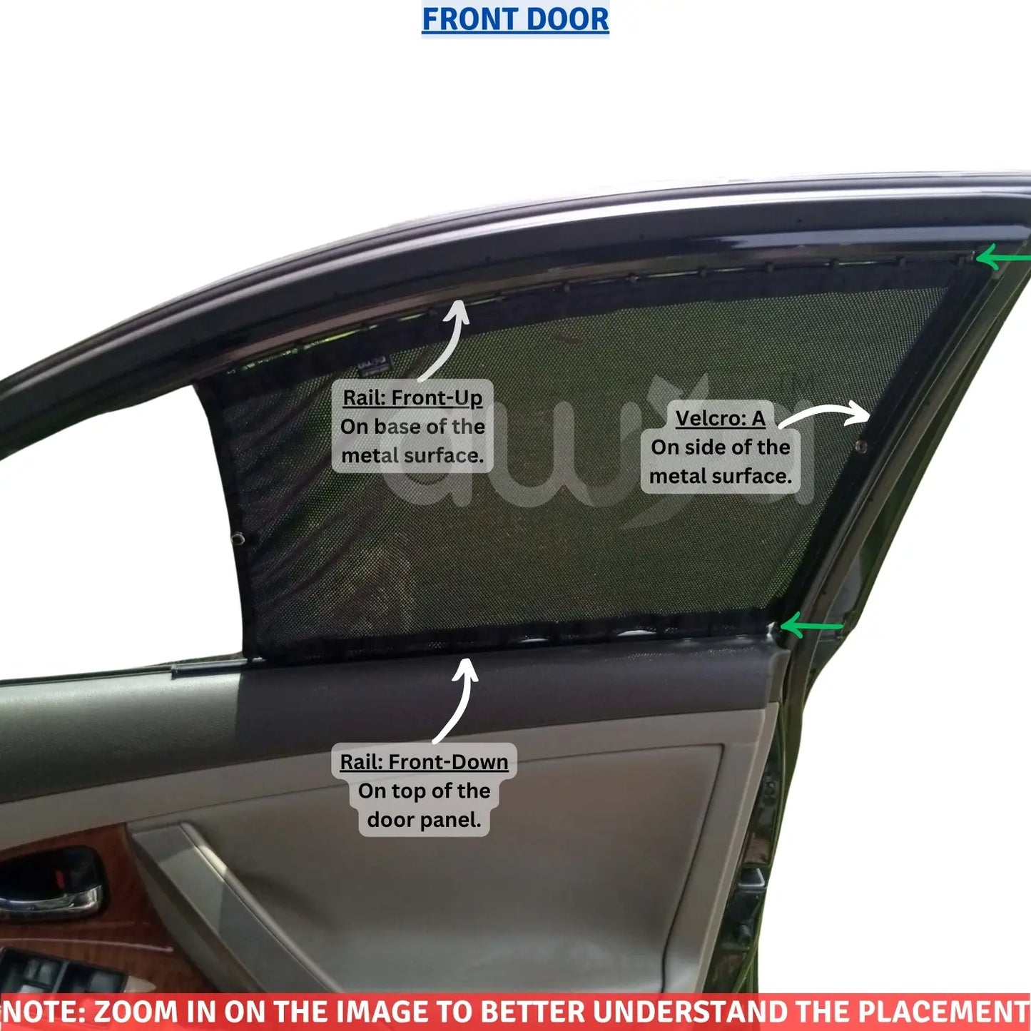 Toyota Camry XV40 (2006 - 2011) Curtains