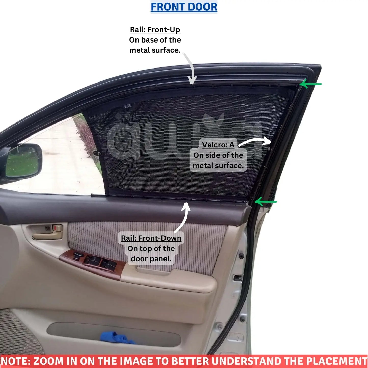 Toyota Corolla Gen9 (2002 - 2007) Curtains