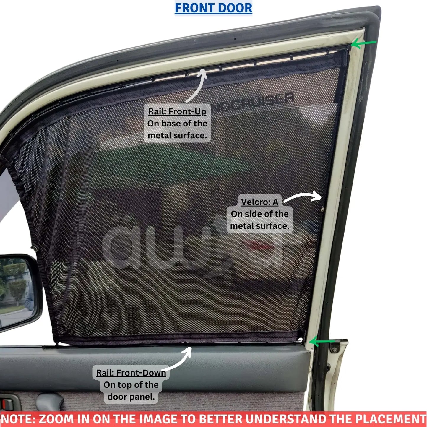 Toyota Land Cruiser J80 (1990 - 1997) Curtains