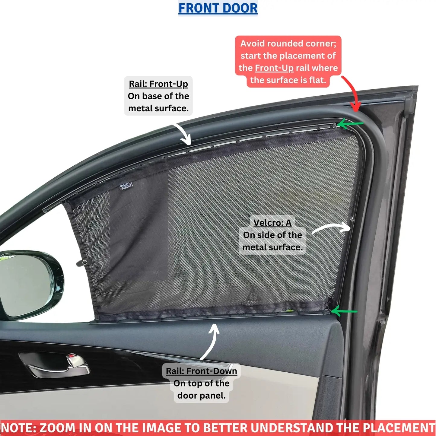 Kia Sorento Gen3 (2021 - 2023) Curtains