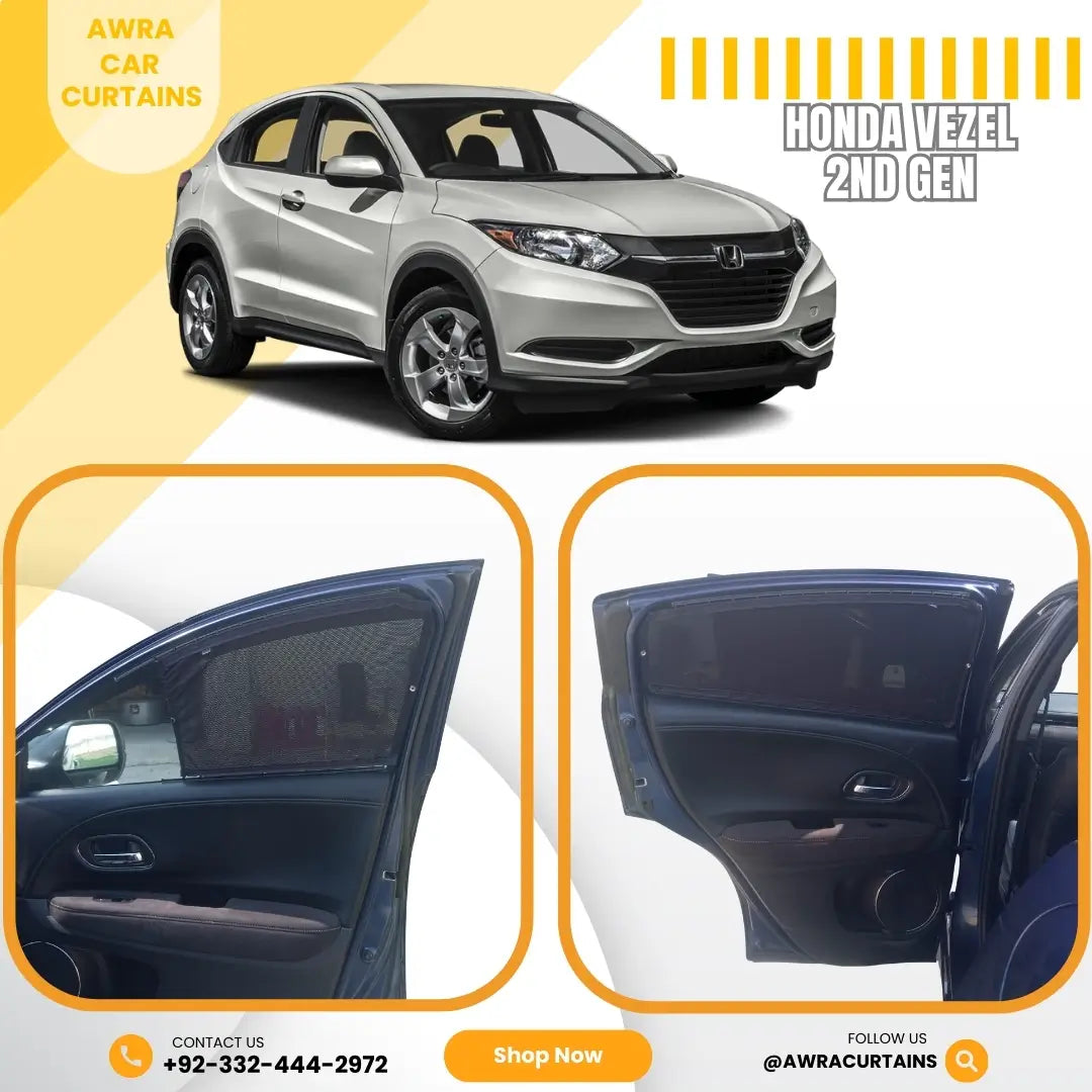 Honda Vezel Gen2 (2016 - 2022) Curtains