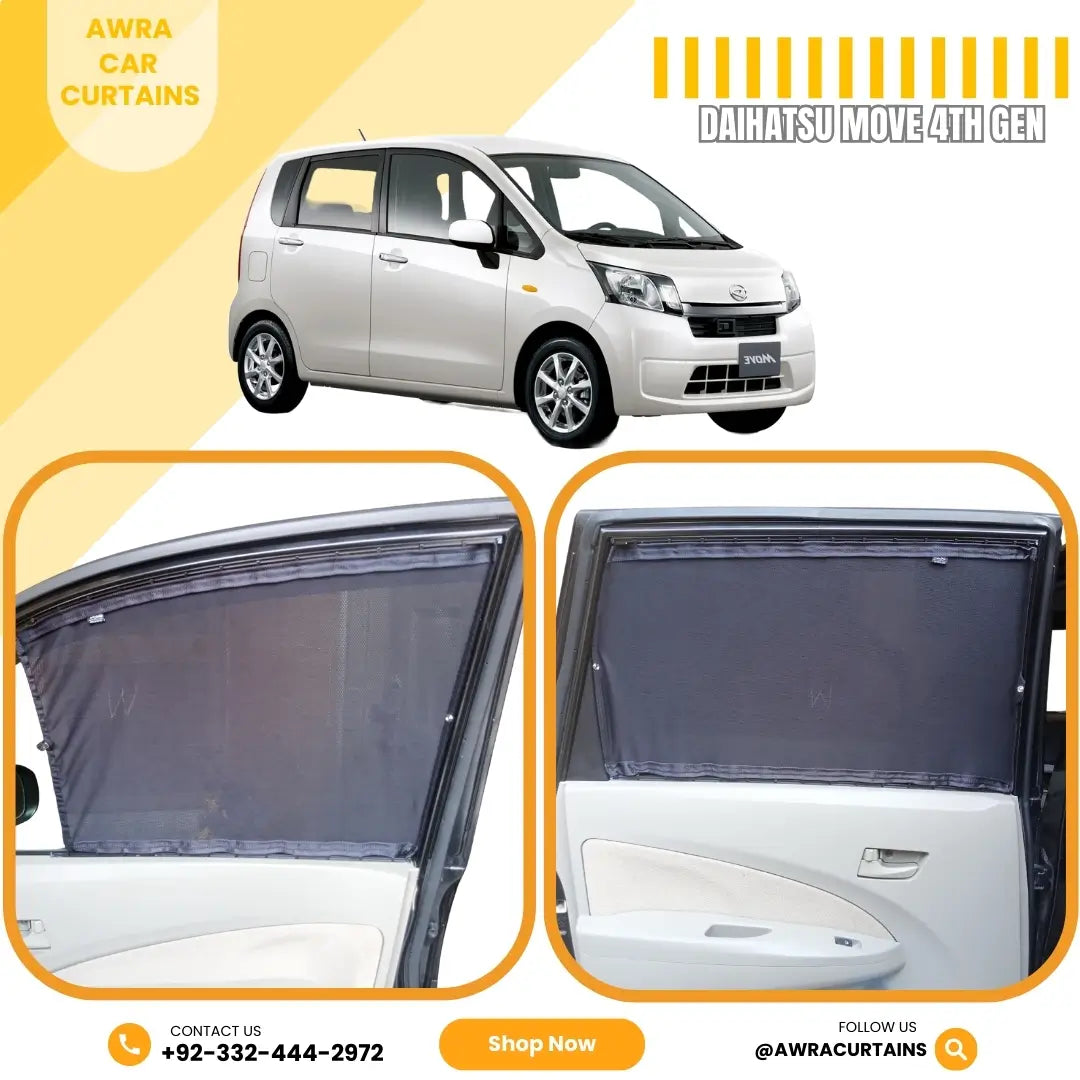 Daihatsu Move Gen4 (2006 - 2010) Curtains