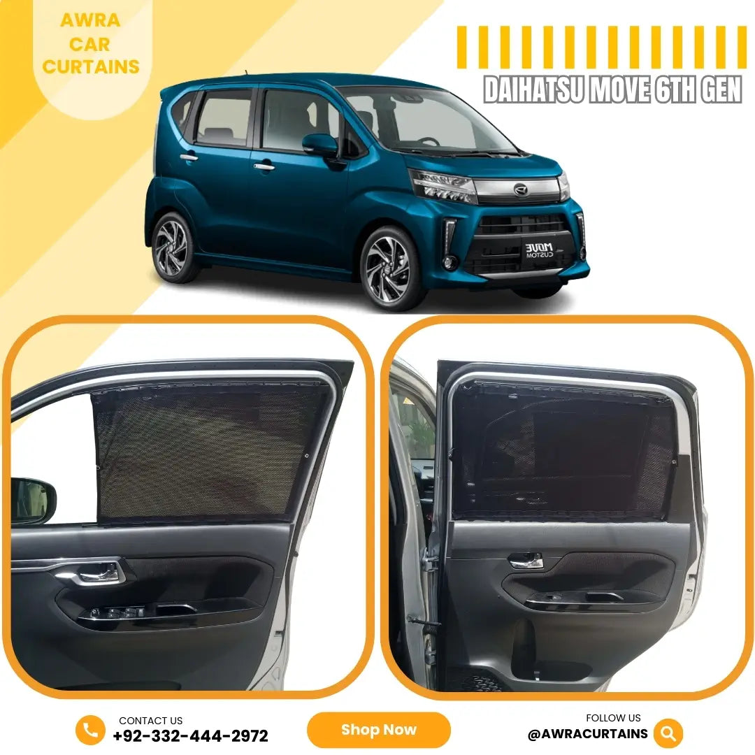 Daihatsu Move Gen6 (2014 - 2023) Curtains