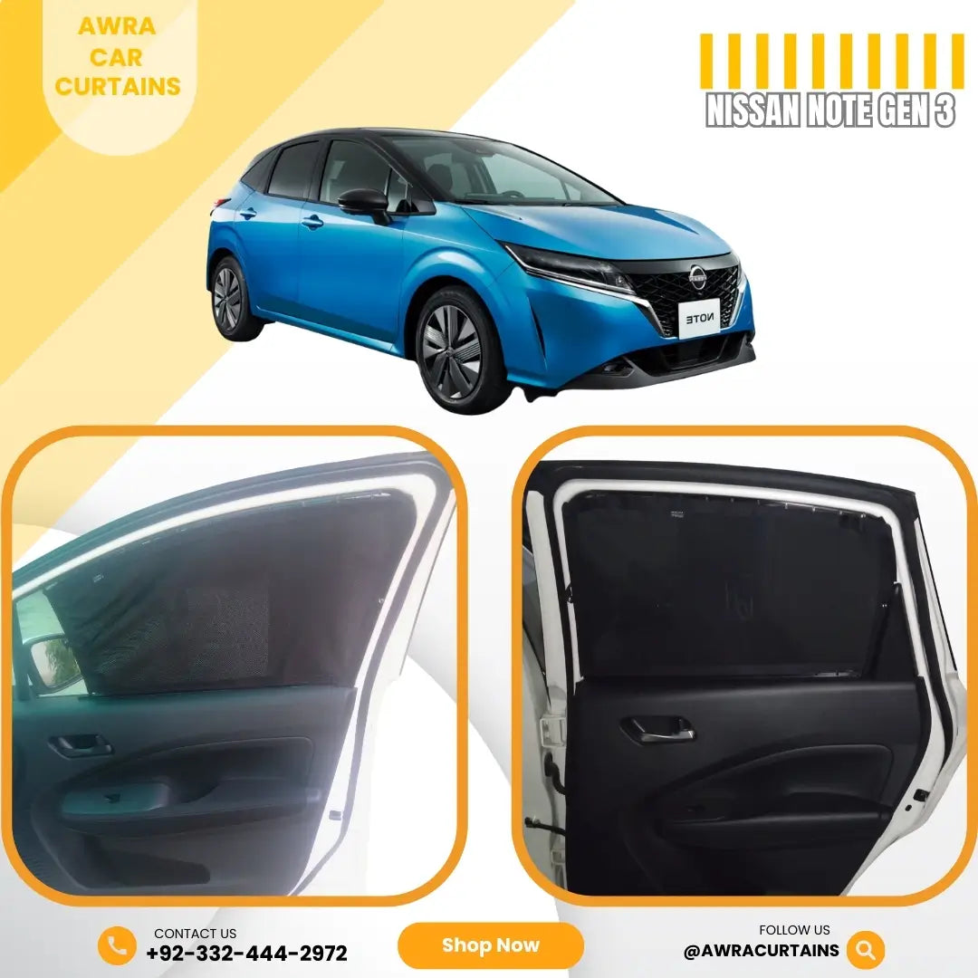 Nissan Note Gen3 (2020 - 2024) Curtains