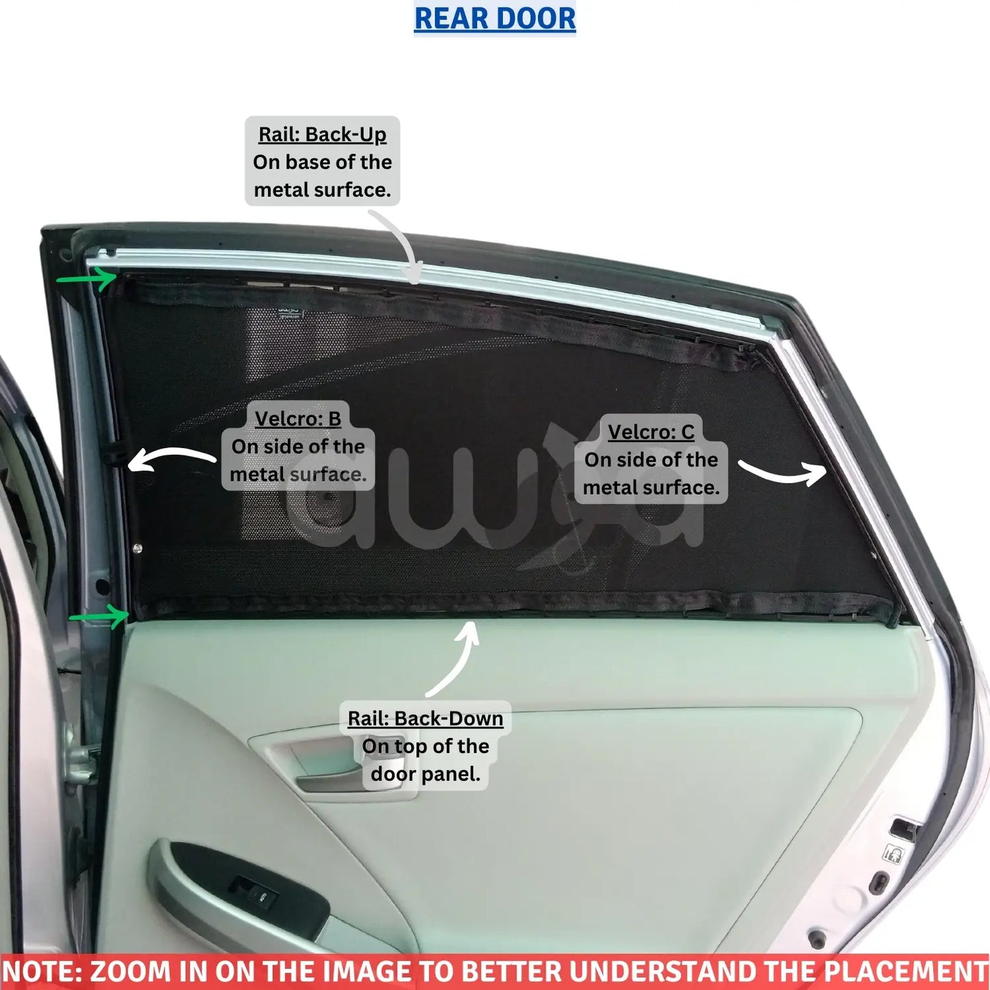 Toyota Prius Gen3 (2009-2015) Curtains