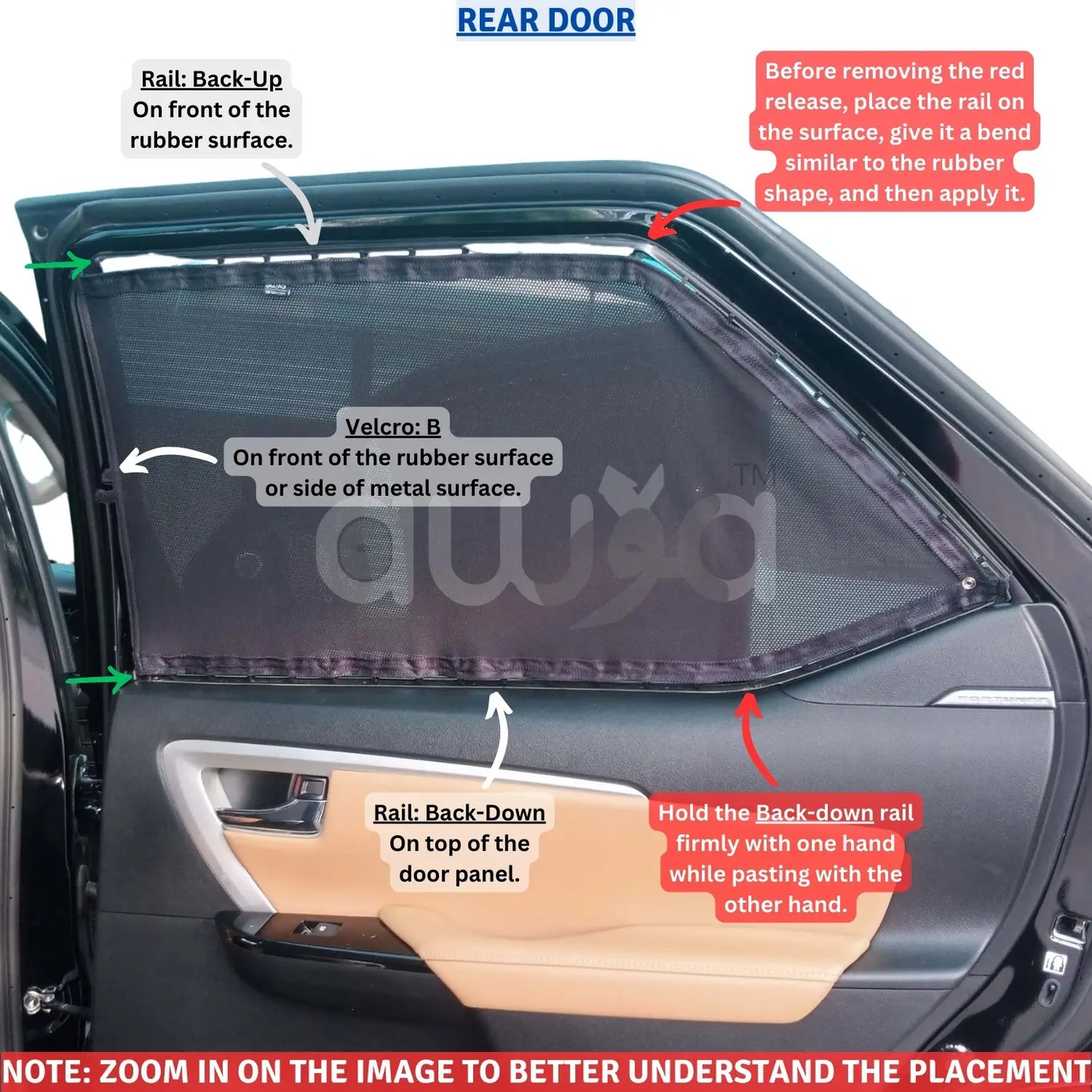 Toyota Fortuner Gen2 (2016 - 2023) Curtains