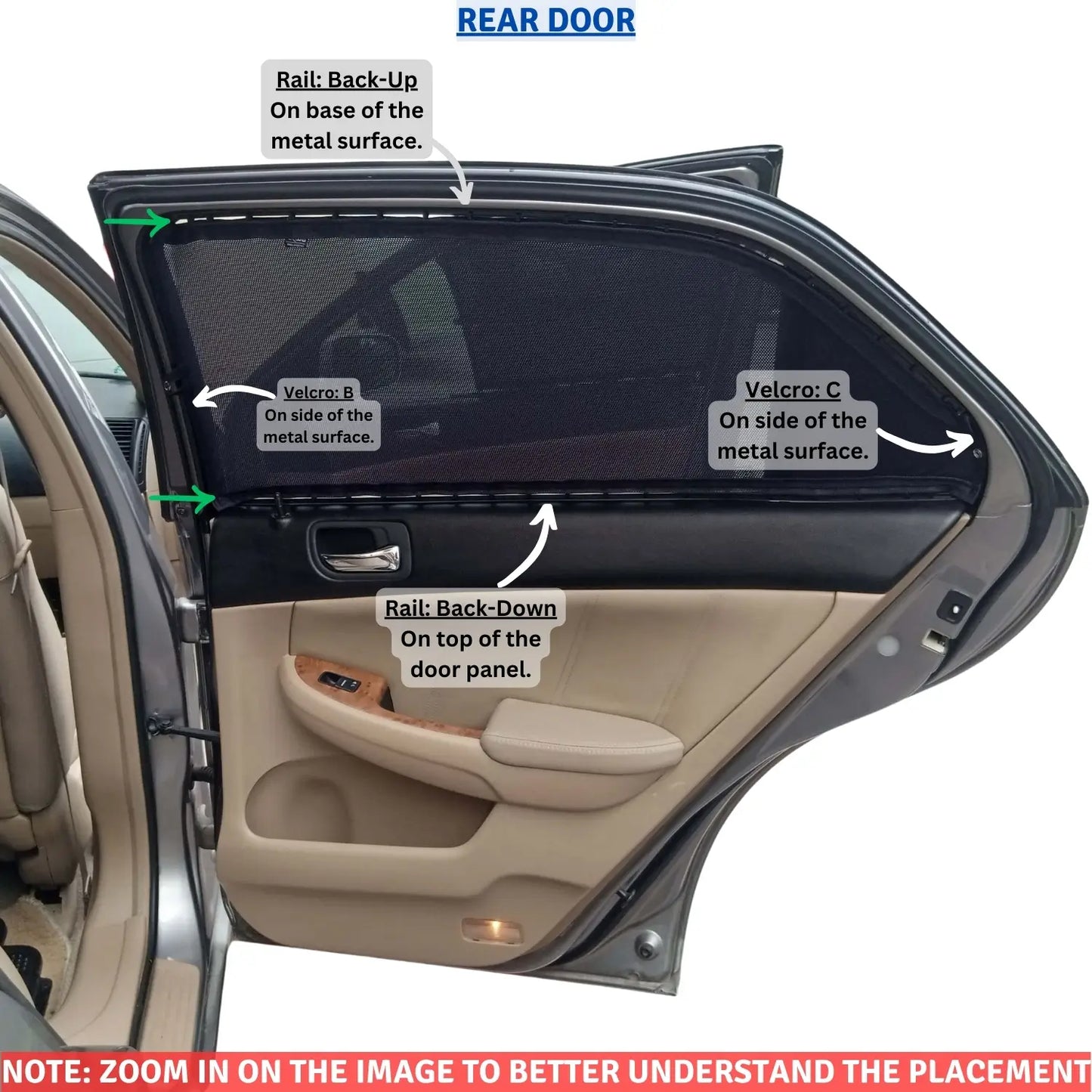 Honda Accord Gen5 CM5 (2003 - 2007) Curtains