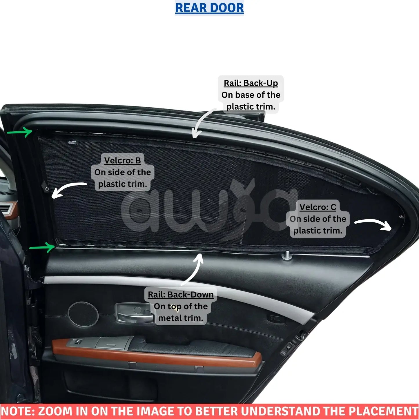 BMW 7 Series Gen4 (2001 - 2008) Curtains