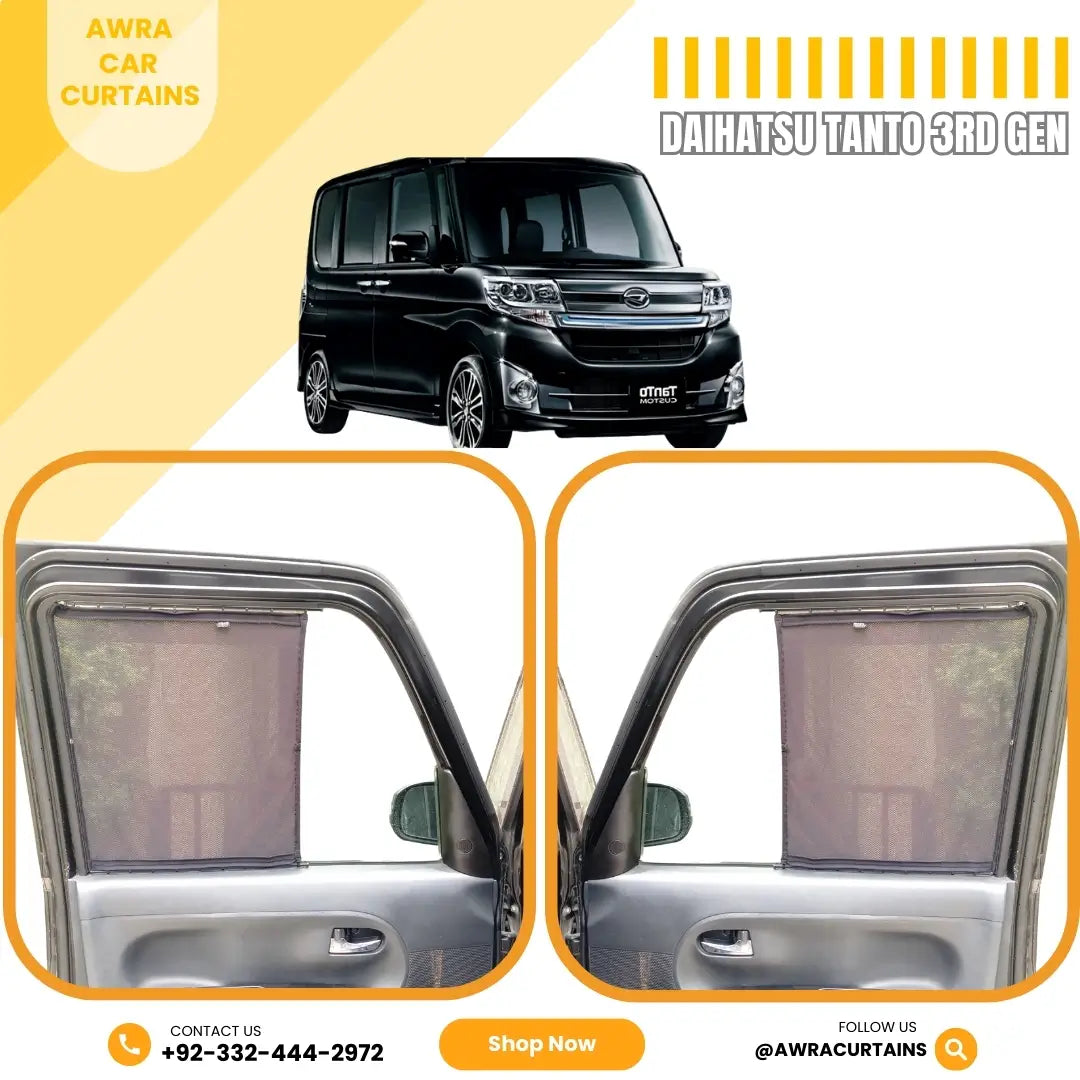 Daihatsu Tanto Gen3 (2013 - 2019) Curtains