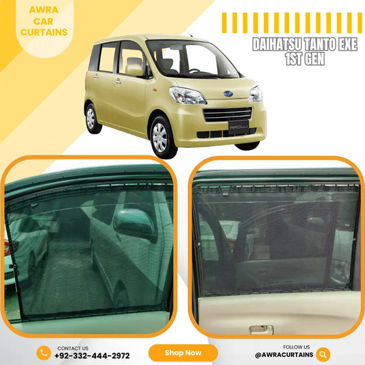 Daihatsu Tanto Exe Gen1 (2009 - 2014) Curtains