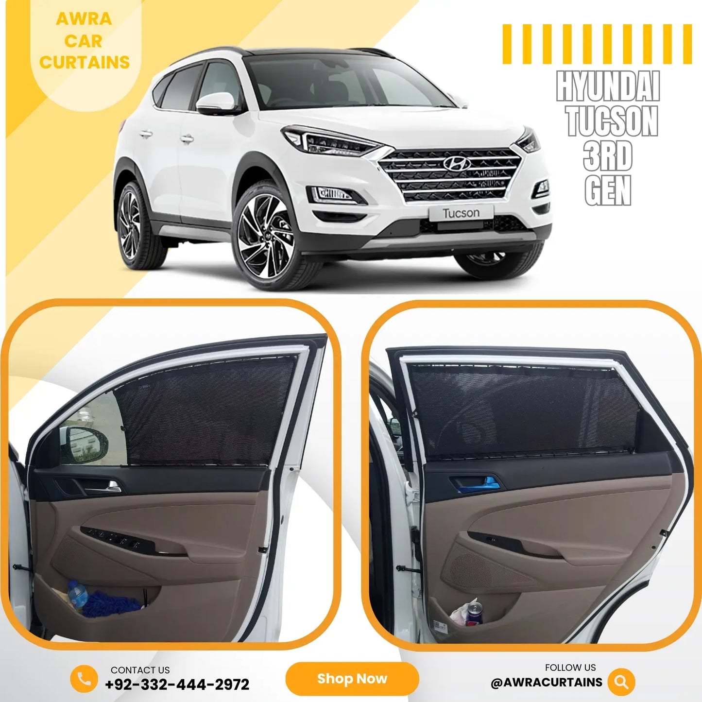 Hyundai Tucson Gen3 (2020 - 2023) Curtains