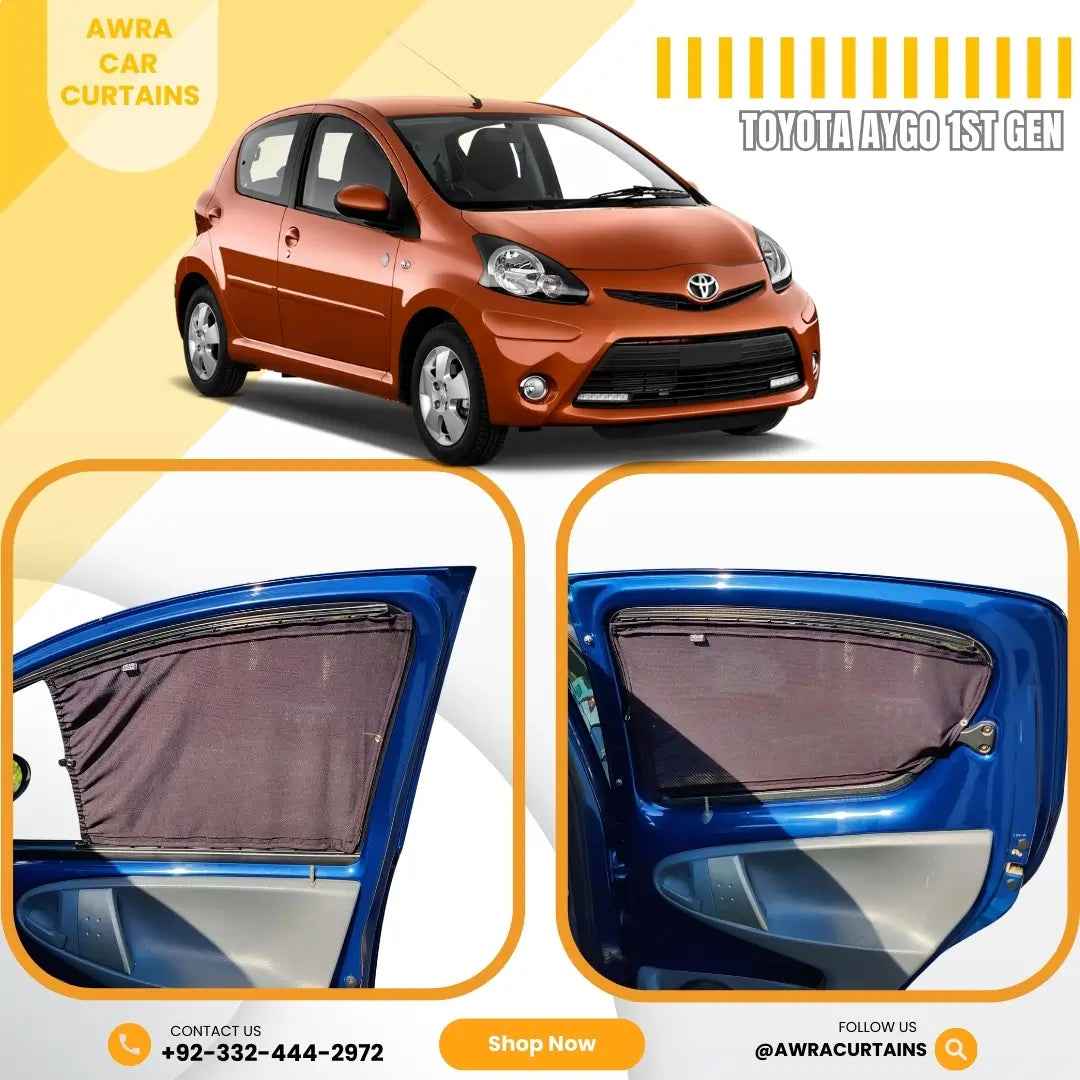 Toyota Aygo Gen1 (2005 - 2014) Curtains