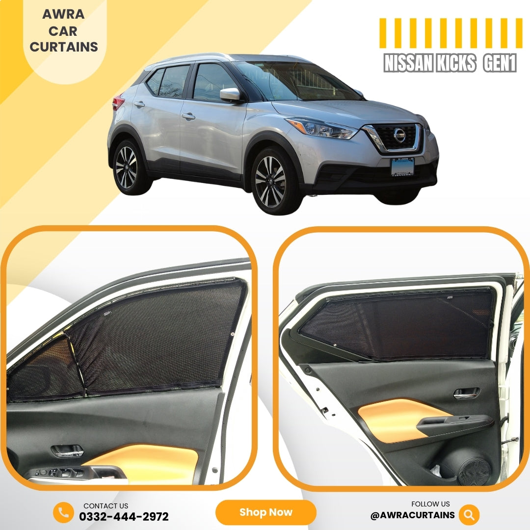 Nissan Kicks Gen1 (2018 - 2024) Curtains