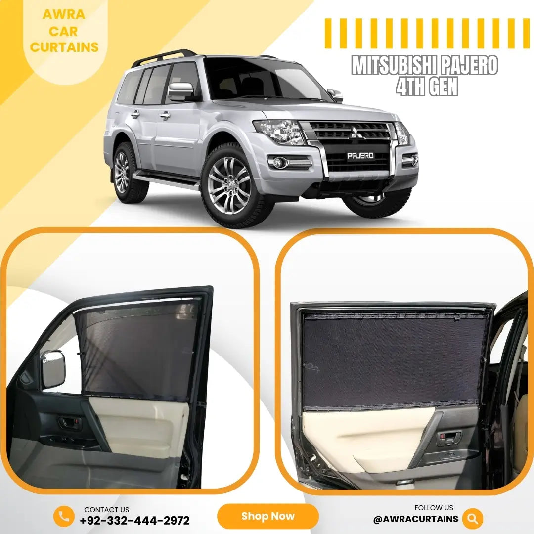 Mitsubishi Pajero Gen4 (2006 - 2021) Curtains