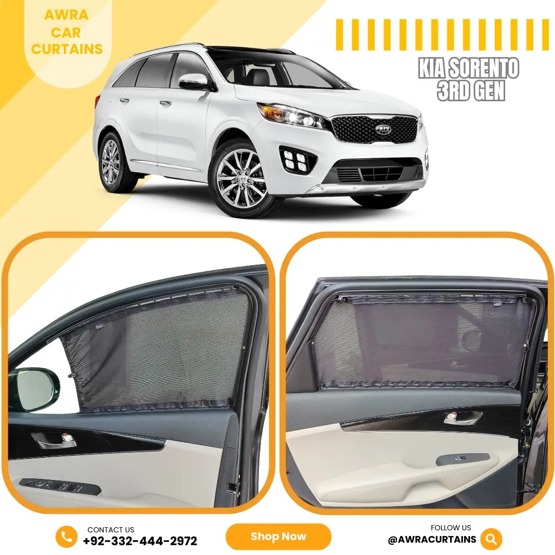 Kia Sorento Gen3 (2021 - 2023) Curtains